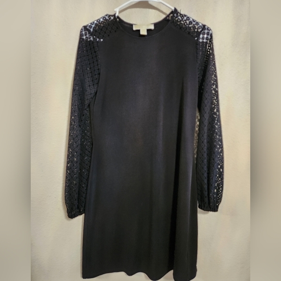 Michael Kors Black Long Sleeve Mini Dress - Picture 3 of 8